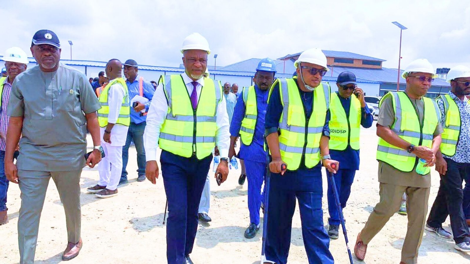 Facility inspection at Ibom Hospital